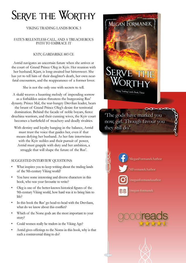 Serve the worthy media kit Book three: Viking Trading lands Serve the worthy media kit